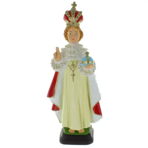 Infant of Prague Coloured resin statue 30cm
