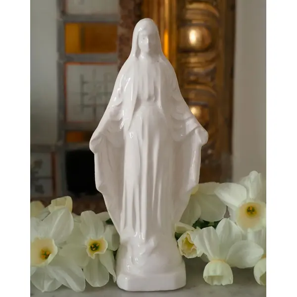 Vierge Miraculeuse en faïence