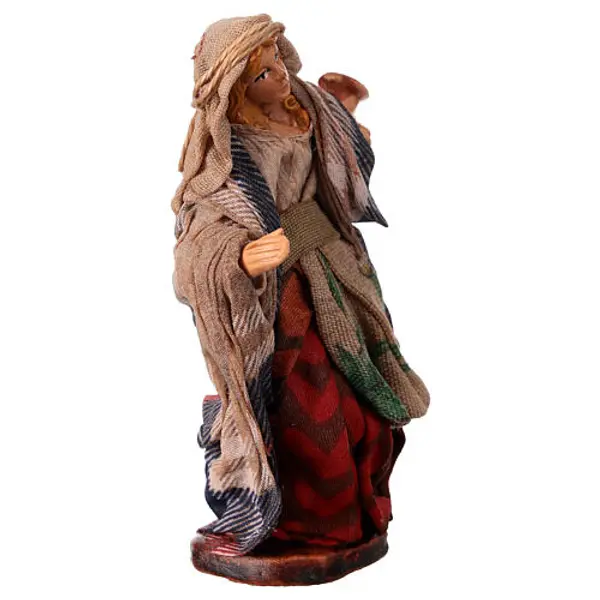 Femme avec jarre crèche napolitaine 10 cm